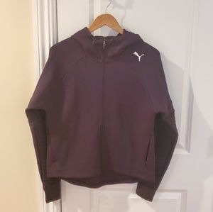 Hooded puma track jacket